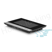 Home-Locking binnen bedieningspaneel 9" voor deur videofoon 4 draads.DT-1114